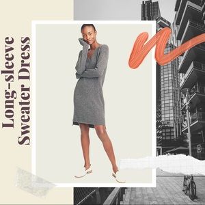 Long-sleeve Sweater Dress